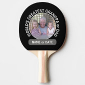 's Werelds grootste pap, aangepast foto-sjabloon Tafeltennisbatje (Voorkant)