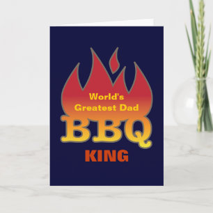 's Werelds grootste pap BBQ KING Kaart