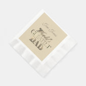 's Werelds grootste pap Elegant Gold Kijk Ivory Servet (Hoek)