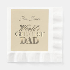 's Werelds grootste pap Elegant Gold Kijk Ivory Servet