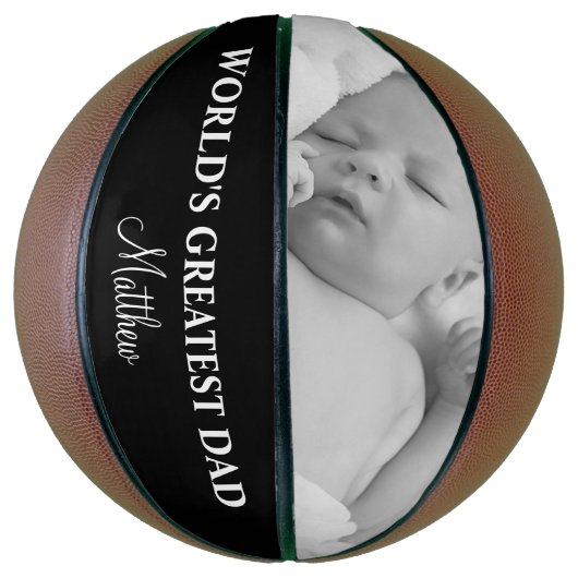 's Werelds grootste pap Foto Afbeelding Modern Cus Basketbal (Verticaal)