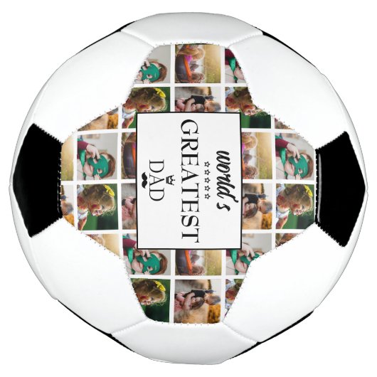 's Werelds grootste pap fotocollage Voetbal (Gedraaid)