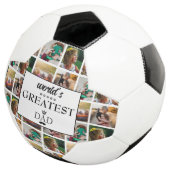 's Werelds grootste pap fotocollage Voetbal (Drie kwart)