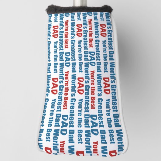 's Werelds grootste pap Je bent de beste Golfheadcover (Draai 90)