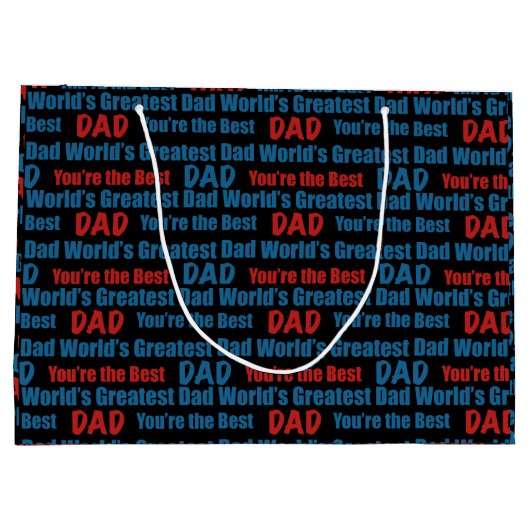 's Werelds grootste pap Je bent de beste Groot Cadeauzakje (Achterkant)