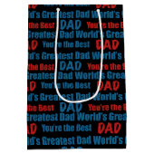 's Werelds grootste pap Je bent de beste Medium Cadeauzakje (Achterkant)