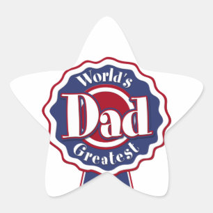 's Werelds grootste pap - lint Ster Sticker