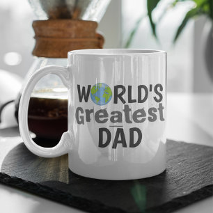 's Werelds grootste pap Modern Trendy Typografie Koffiemok