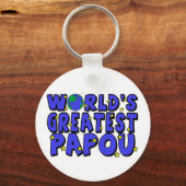 's Werelds grootste pap Sleutelhanger (Voorkant)