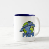 's Werelds grootste pap Tweekleurige Koffiemok (Voorkant rechts)