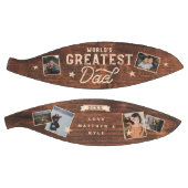 's Werelds grootste pap Woodgrain acht foto's coll Basketbal (Panelen)