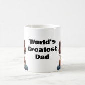 'S Werelds grootste papa cadeau voor hem Vader Opa Koffiemok (Center)