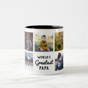 's Werelds grootste Papa Custom Photo Mok