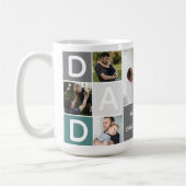 's Werelds Grootste Papa Fotocollage Mok (Links)