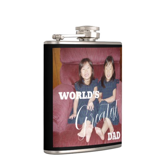 's Werelds grootste papa fotofles Heupfles (Rechts)