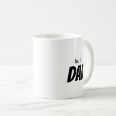 's Werelds Grootste Papa - Nr. 1, Vaderdag cadeau Koffiemok (Voorkant rechts)