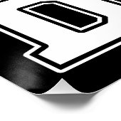 's Werelds grootste papa typografie Vaderdag Gift Perfect Poster (Hoek)