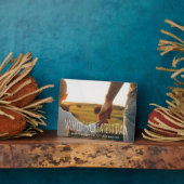 's Werelds Grootste Papa Vaderdag Custom Foto Fotoplaat (Zijkant)