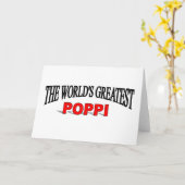 's Werelds grootste papaver Kaart (Gele Bloem)