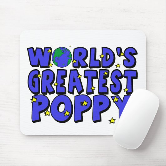 's Werelds grootste papaver Muismat (Met muis)