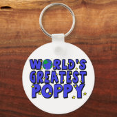 's Werelds grootste papaver Sleutelhanger (Voorkant)