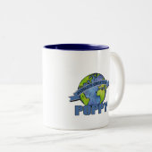 's Werelds grootste papaver Tweekleurige Koffiemok (Voorkant rechts)