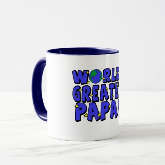 's Werelds grootste papaw Mok (Voorkant links)