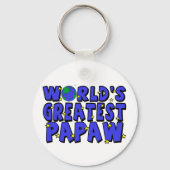 's Werelds grootste papaw Sleutelhanger (Voorkant)