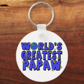 's Werelds grootste papaw Sleutelhanger (Voorkant)