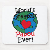 's Werelds grootste Papoea-hart Muismat (Voorkant)