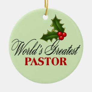 's Werelds grootste pastor Keramisch Ornament