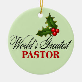 's Werelds grootste pastor Keramisch Ornament