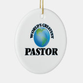 's Werelds grootste pastor Keramisch Ornament (Rechts)