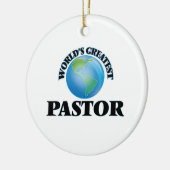 's Werelds grootste pastor Keramisch Ornament (Links)