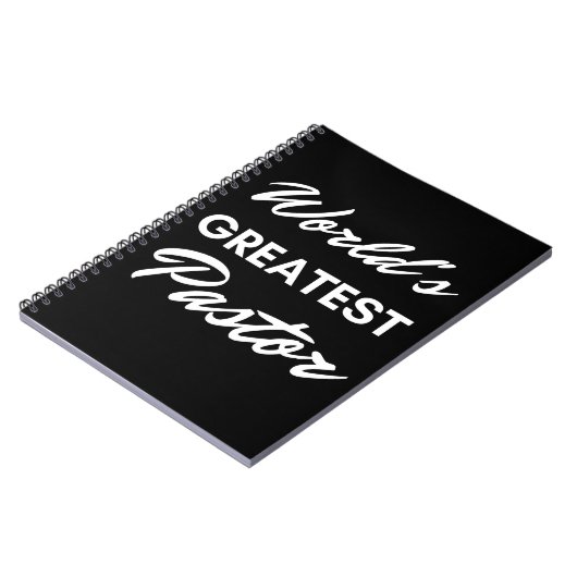 's Werelds grootste pastor Notitieboek (Linkerzijde)