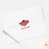 's Werelds grootste patiëntenassistent Ronde Sticker (Envelop)