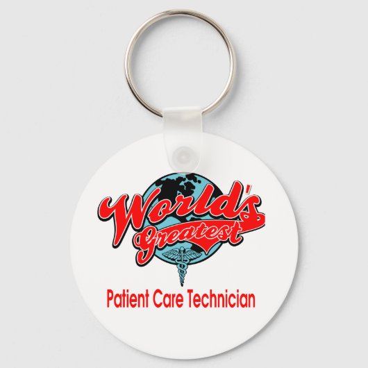 's Werelds grootste patiëntentechnicus Sleutelhanger (Voorkant)