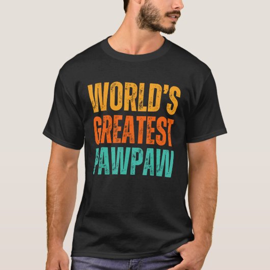 'S Werelds Grootste Pawpaw Opa Geboorte T-shirt (Voorkant)