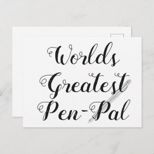 's Werelds grootste PayPal-Briefkaart voor Pen Briefkaart (Voorkant / Achterkant)