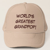 's Werelds GROOTSTE PET-KLEUREN VOOR KANS VERANDER Trucker Pet (Voorkant)