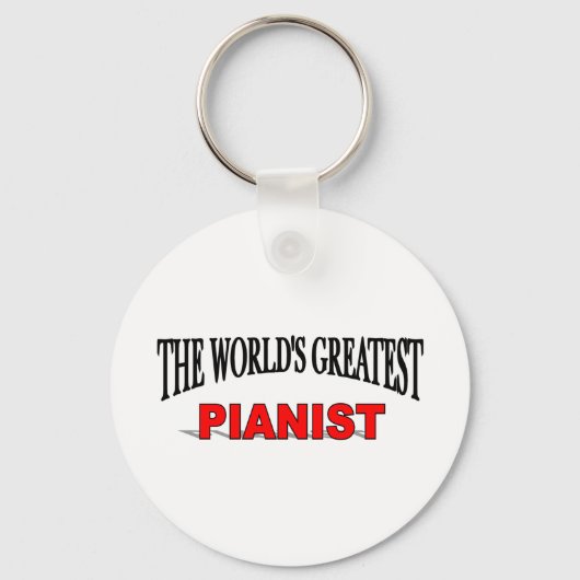 's Werelds grootste pianist Sleutelhanger (Voorkant)