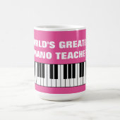 's Werelds grootste pianoleraar overmaatse jumbo-m Koffiemok (Center)