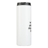 's Werelds grootste Picklebalspeler Thermosbeker (Achterkant)