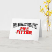 's Werelds grootste pijpfitter Kaart (Gele Bloem)