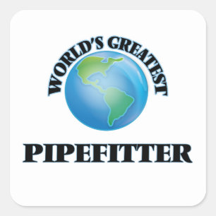 's Werelds grootste pijpleiding Vierkante Sticker