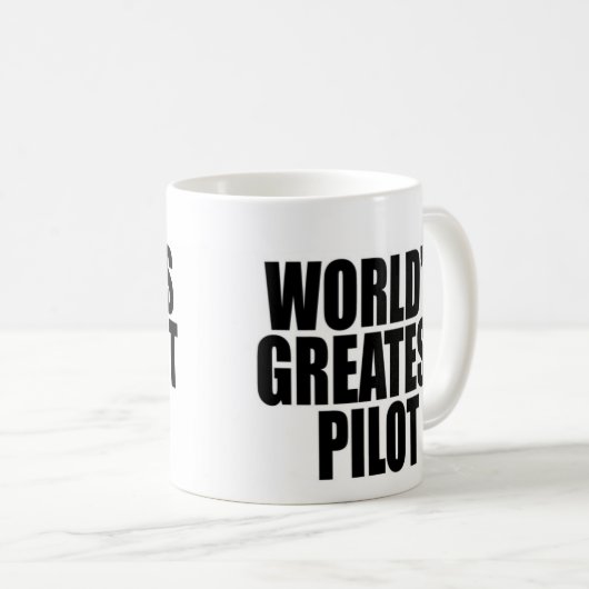 's Werelds grootste piloot Koffiemok (Voorkant rechts)