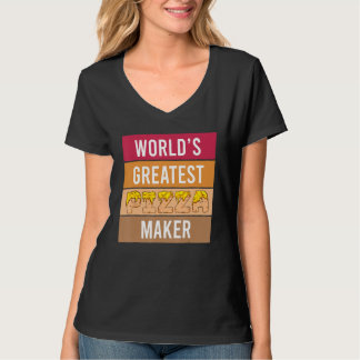 'S Werelds Grootste Pizza Maker - Grappige Chef Pi T-shirt