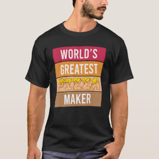 'S Werelds Grootste Pizza Maker - Grappige Chef Pi T-shirt