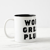 's Werelds grootste Plumber Tweekleurige Koffiemok (Links)