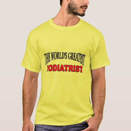 's Werelds grootste podiater T-shirt (Voorkant)